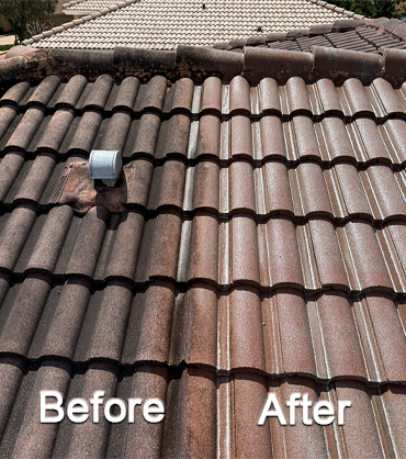 Surface Clean Pressure & Softwash, Roof Cleaning (Before-After)